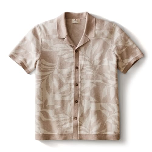 laydown image of Ethan Button-Down Sweater Polo