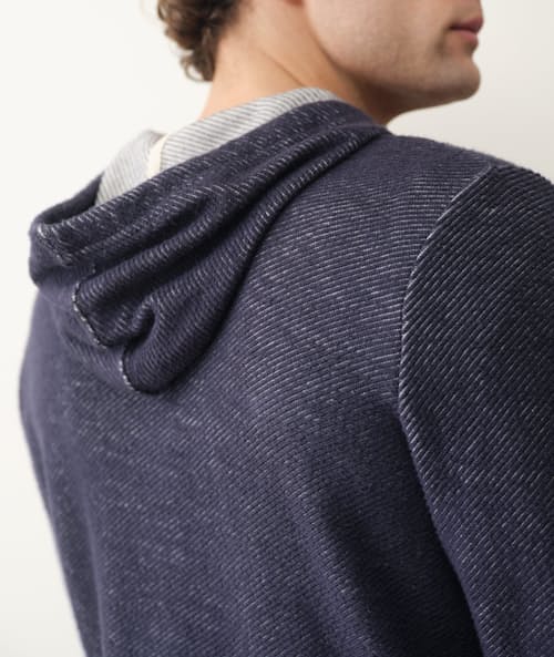 on model image of Portola Beach Hoodie