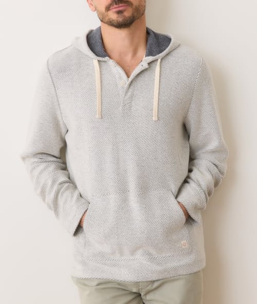 on model image of Portola Beach Hoodie