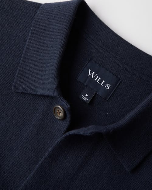 laydown detail image of Sweater Chore Coat