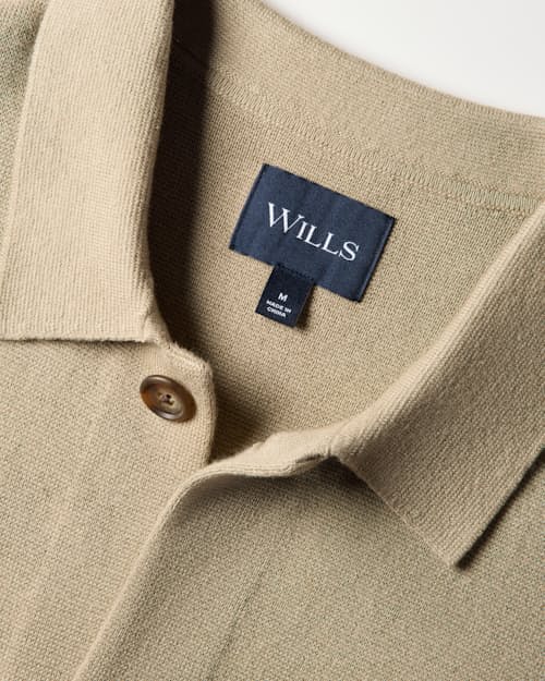 laydown detail image of Sweater Chore Coat