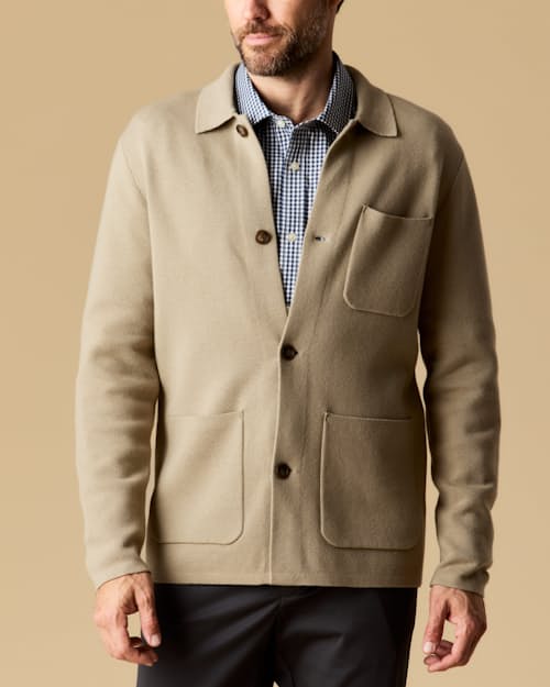 lifestyle image of Sweater Chore Coat