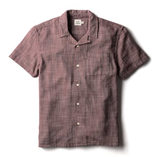laydown image of Dobby Camp Shirt