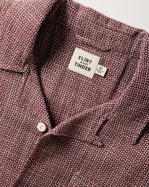 laydown detail image of Dobby Camp Shirt