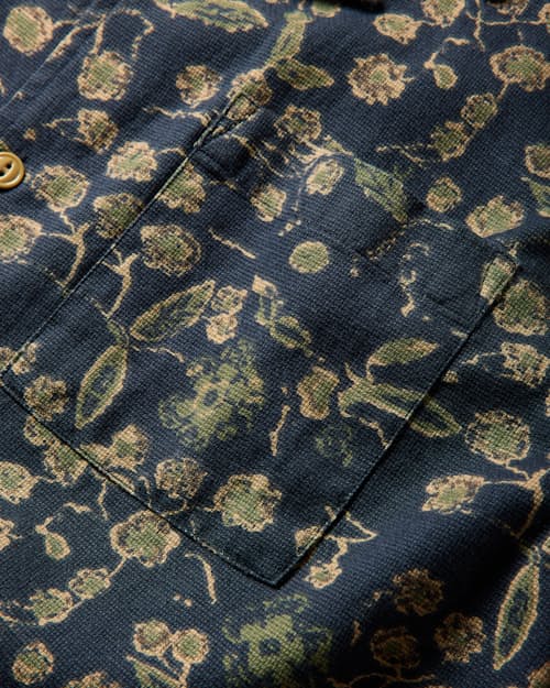 laydown detail image of Dobby Camp Shirt