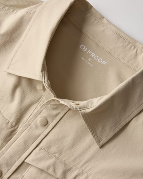 laydown detail image of Solas UPF Shirt