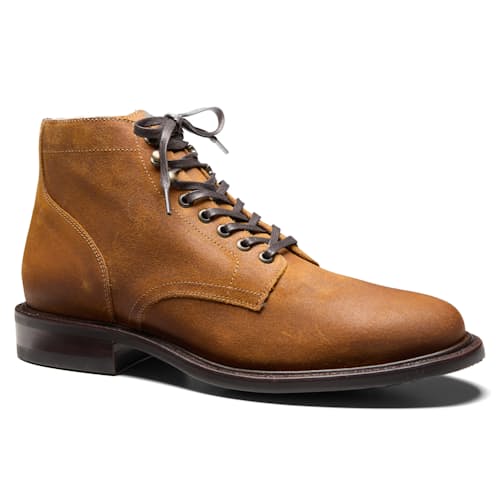 laydown image of Mini Lug Lace Up Boot