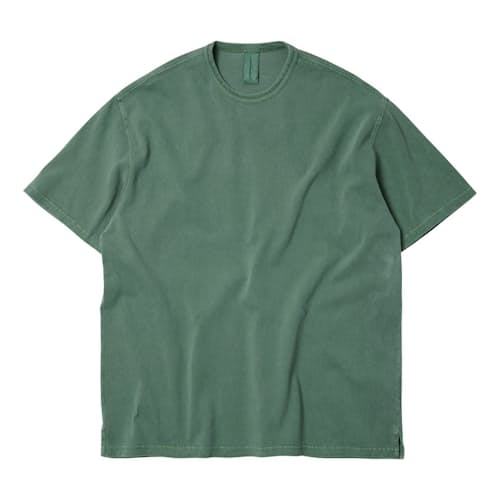 laydown image of Garment-Dyed Cotton-Jersey T-Shirt