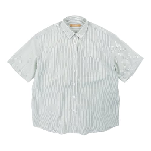 laydown image of OG Dobby Weave Seersucker Short Sleeve Shirt
