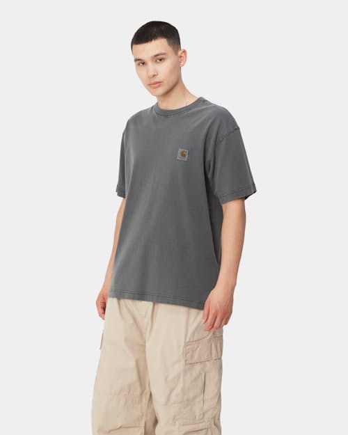 on model image of Nelson Garment Dyed T-Shirt