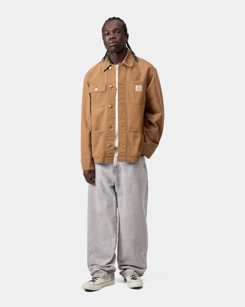 on model image of Michigan Coat