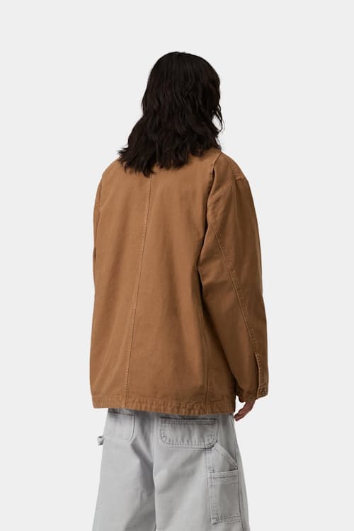on model image of Prescott Coat