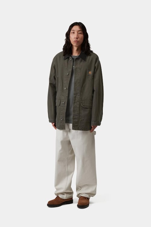on model image of Prescott Coat