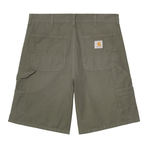 laydown image of Double Knee Canvas Short
