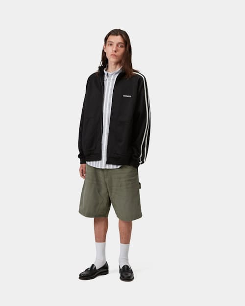 on model image of Double Knee Canvas Short