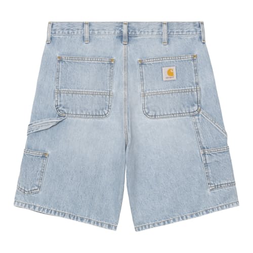 laydown image of Double Knee Denim Short