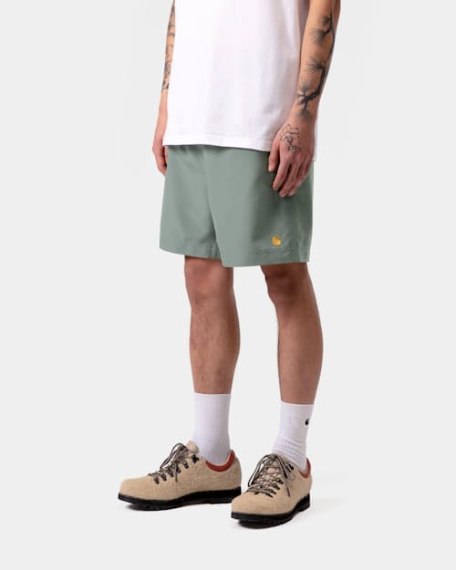 on model image of Chase Swim Trunks