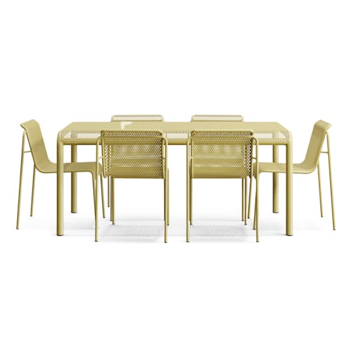 laydown image of Perf Dining Set (Table + 6 Chairs)