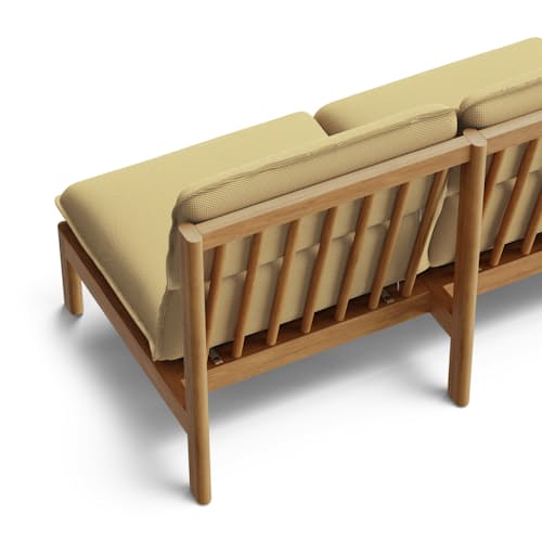 laydown detail image of Felloe Loveseat