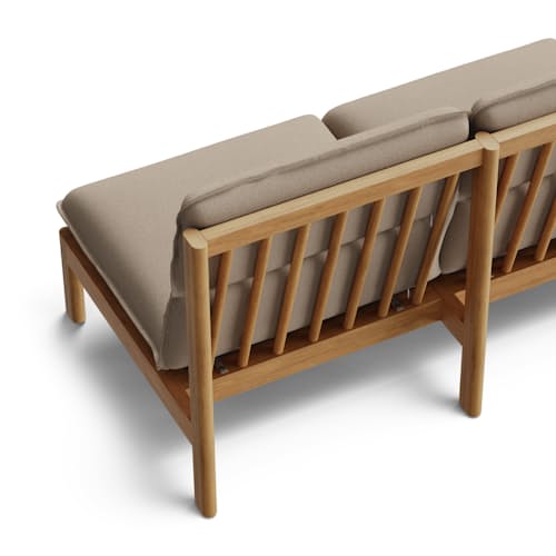 laydown detail image of Felloe Loveseat