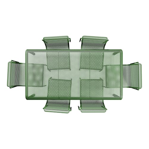 laydown image of Perf Dining Set (Table + 6 Chairs)