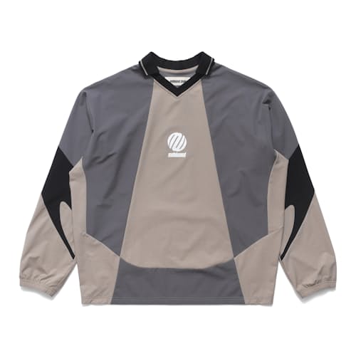 laydown image of Machine Long Sleeve Polo