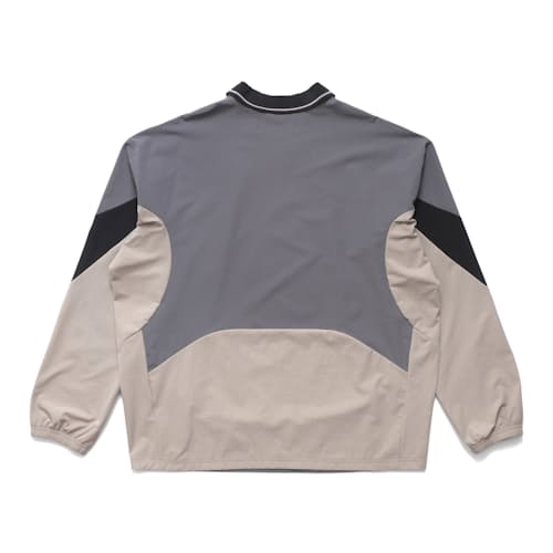 laydown image of Machine Long Sleeve Polo