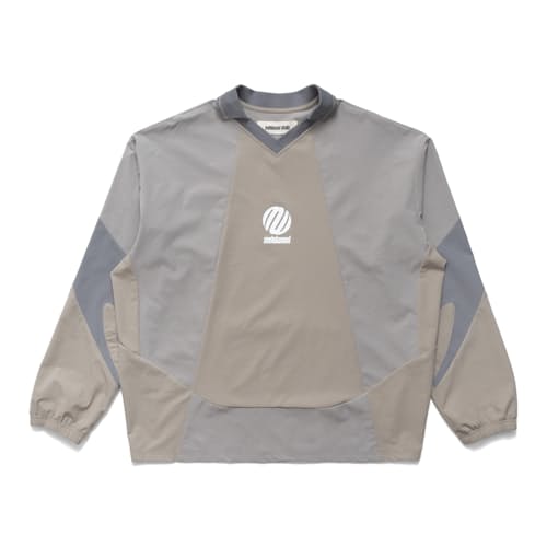 laydown image of Machine Long Sleeve Polo