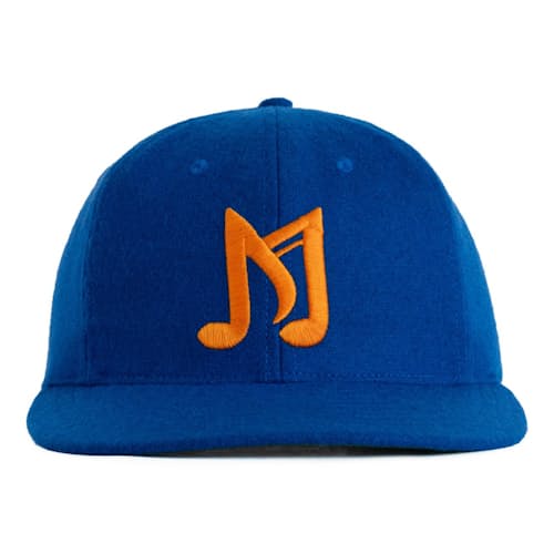 laydown image of Memphis Blues 1969 Authentic Wool Ballcap