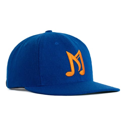 laydown image of Memphis Blues 1969 Authentic Wool Ballcap