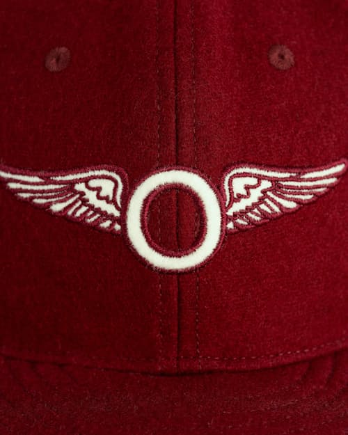 laydown detail image of San Francisco Olympics 1920 Authentic Wool Softbrim Ballcap