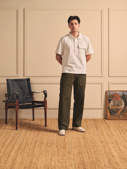 on model image of Camp HBT Pant