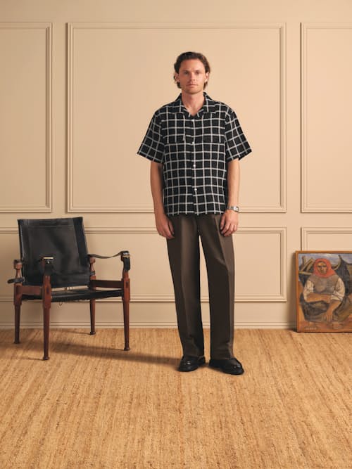 on model image of Penny Short Sleeve Shirt