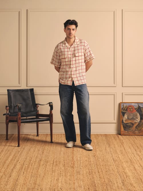 on model image of Penny Short Sleeve Shirt