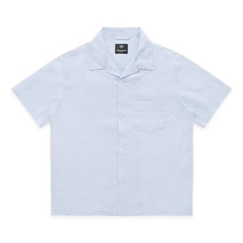 laydown image of Marina Linen Short Sleeve Shirt