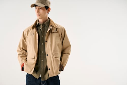 on model image of Spey Casual Jacket