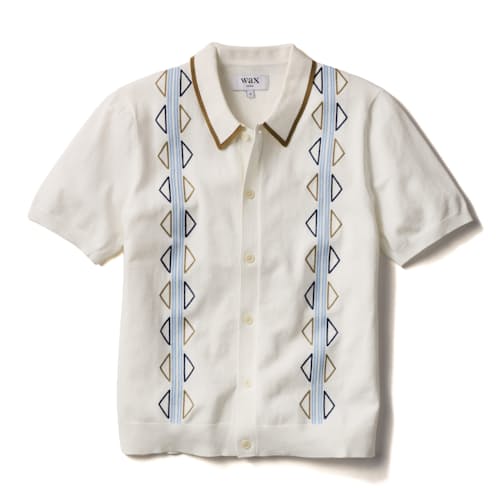 laydown image of Tellaro Sweater Polo