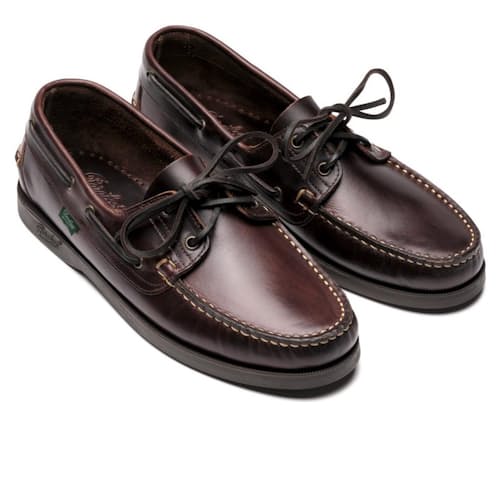 laydown image of Barth Boat Shoe