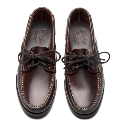 laydown image of Barth Boat Shoe