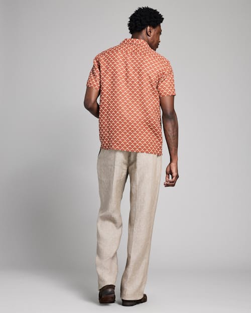on model image of Treme Short Sleeve Shirt