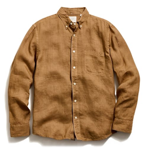 laydown image of Tuscumbia Linen Shirt