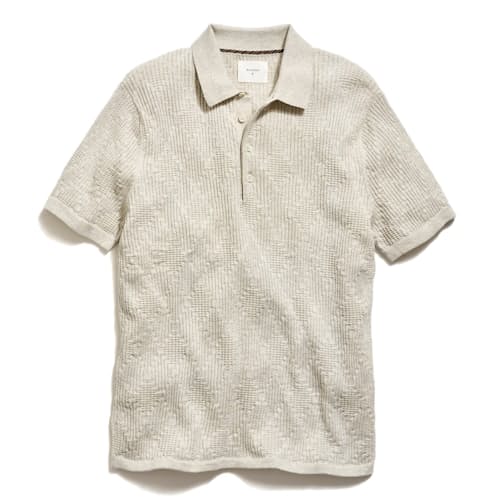laydown image of Diamond Sweater Polo