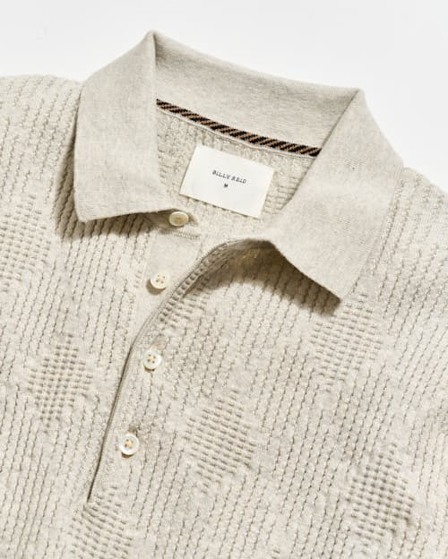 laydown detail image of Diamond Sweater Polo
