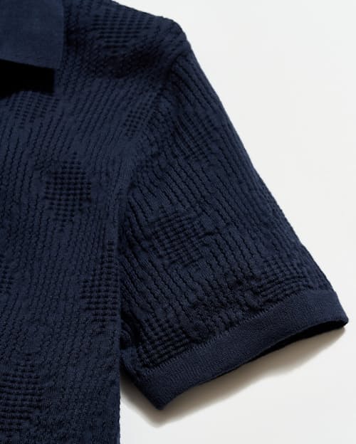 laydown detail image of Diamond Sweater Polo