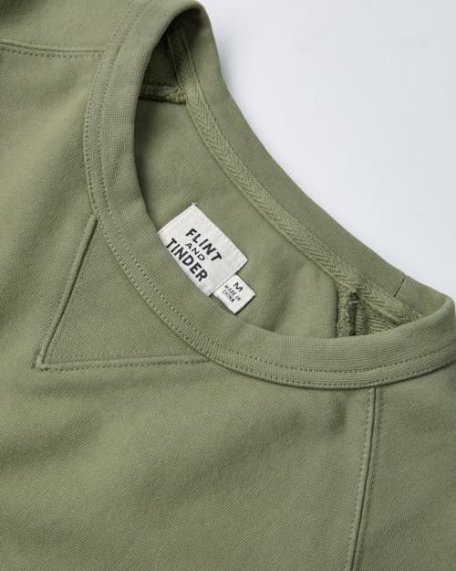 laydown detail image of Midweight Terry Crewneck