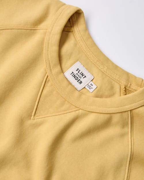 laydown detail image of Midweight Terry Crewneck