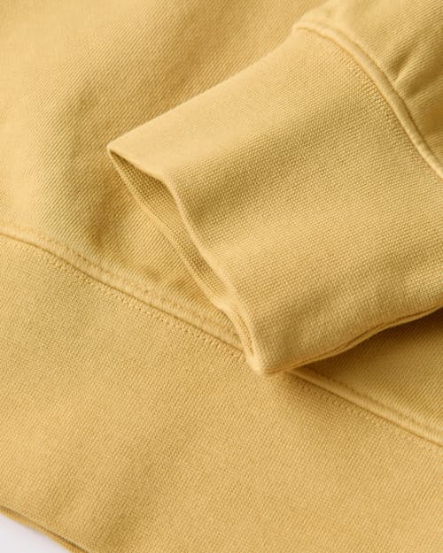 laydown detail image of Midweight Terry Crewneck