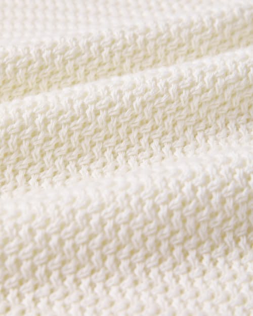 laydown detail image of Crochet Johnny Collar Polo