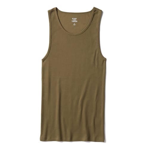 laydown image of Ribbed Tank