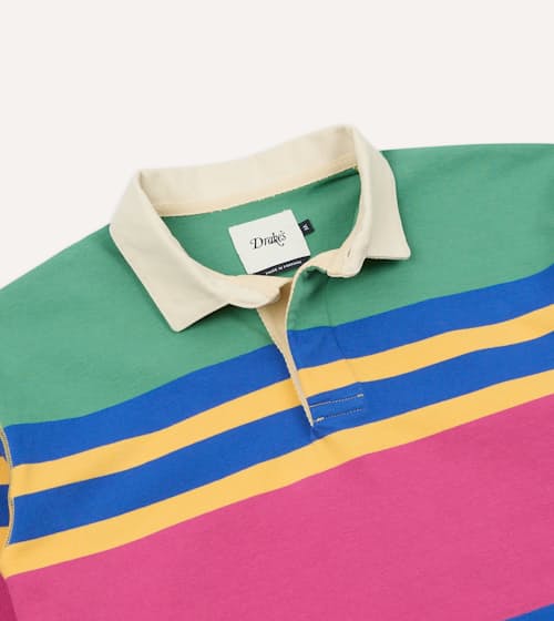 laydown detail image of Striped Rugby Shirt